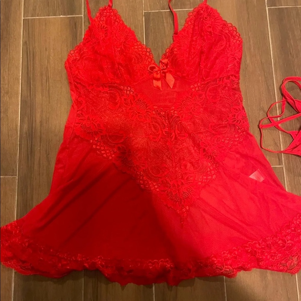 Lingerie dress & thong 3X new